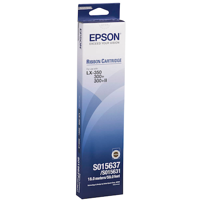 Artikelbild 2 für EPSON S015637 schwarz Farbband, 1 St., Artikelnummer 207514