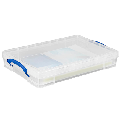 Artikelbild 2 für Really Useful Box Aufbewahrungsbox 10,0 l transparent 34,0 x 52,0 x 8,5 cm, Artikelnummer 575872