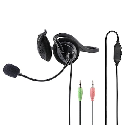 Artikelbild 2 für hama NHS-P100 Headset schwarz, Artikelnummer 949651