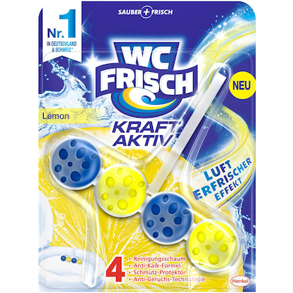 Artikelbild für WC FRISCH KRAFT AKTIV WC-Duftspüler Lemon, 1 St., Artikelnummer 161972
