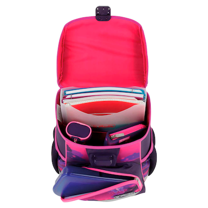 Artikelbild 3 für herlitz Schulranzen-Set Loop Plus Magic Unicorn Kunstfaser lila, Artikelnummer 271476