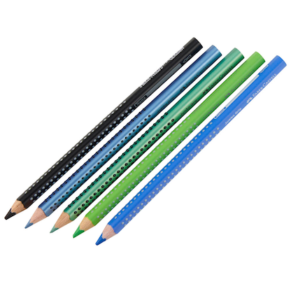 Artikelbild 5 für FABER-CASTELL Dino Jumbo Grip Buntstifte farbsortiert, 10 St., Artikelnummer 277869