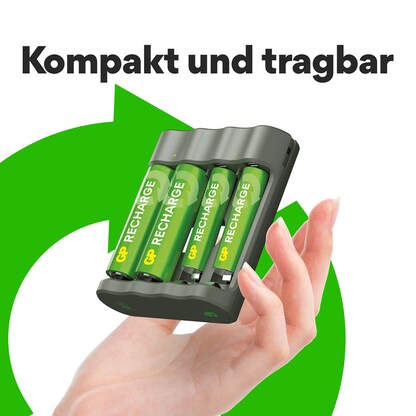 Artikelbild 6 für GP DE B441 USB-Akku-Ladegerät inkl. Akkus, Artikelnummer 723277