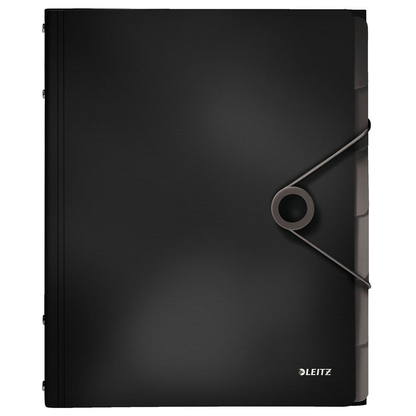 Artikelbild für AKTION: LEITZ Ordnungsmappe Solid 4569 6 Fächer schwarz mit Prämie nach Registrierung, Artikelnummer 387922