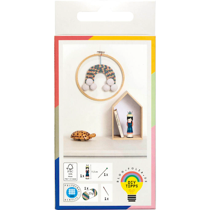 Artikelbild 2 für folia Bastelset Strickliesel mehrfarbig, Artikelnummer 198261