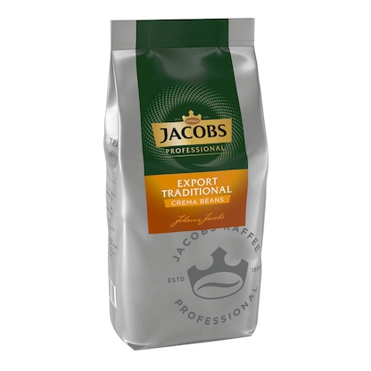 Artikelbild 14 für JACOBS EXPORT TRADITIONAL Crema Kaffeebohnen, Arabica- und Robustabohnen kräftig, 1,0 kg, Artikelnummer 393268