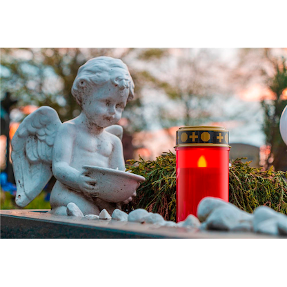 Artikelbild 5 für goobay Grablicht LED mit Timer rot, Artikelnummer 505147