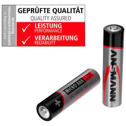 Artikelbild 4 für 100 ANSMANN Batterien Micro AAA 1,5 V, Artikelnummer 105488
