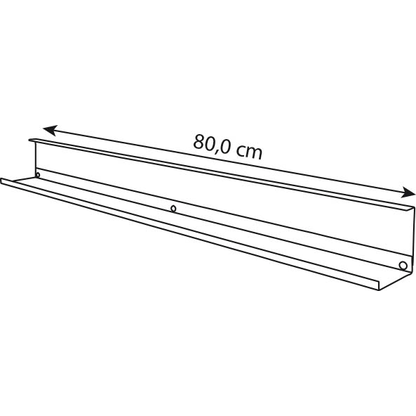 Artikelbild 2 für Kerkmann Move Kabelkanal 80,0 cm silber, Artikelnummer 487621