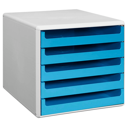 Artikelbild 2 für M&M Schubladenbox ocean-blue 30050961, DIN A4 mit 5 Schubladen, Artikelnummer 370357