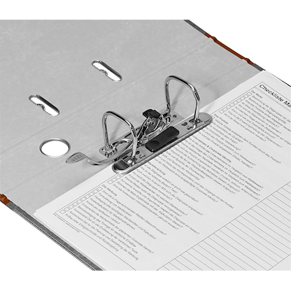 Artikelbild 2 für AKTION: LEITZ 1050 Ordner braun marmoriert Karton 5,2 cm DIN A4 mit Prämie nach Registrierung, Artikelnummer 777664