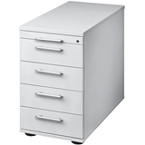 Artikelbild 1 für HAMMERBACHER Solid Standcontainer lichtgrau 5 Auszüge 42,8 x 80,0 x 72,0 - 76,0 cm, Artikelnummer 984435