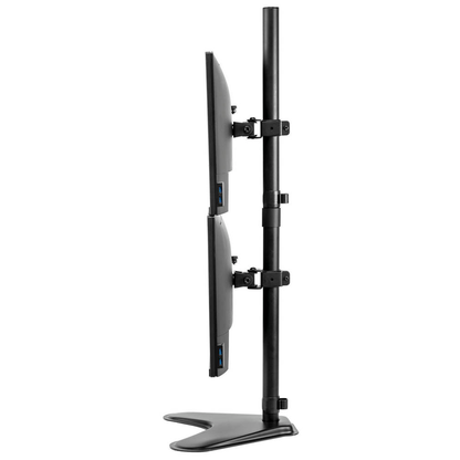 Artikelbild 3 für Fellowes Monitor-Halterung Seasa 8044001 schwarz für 2 Monitore, Tischständer, Artikelnummer 703514