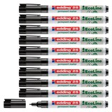 Artikelbild 1 für edding 25 EcoLine Permanentmarker schwarz 1,0 mm, 10 St., Artikelnummer 495024