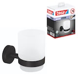 Artikelbild 1 für tesa Zahnputzbecherhalter MOON schwarz, weiß, Artikelnummer 554768