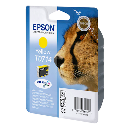 Artikelbild 9 für EPSON T0714 gelb Druckerpatrone, Artikelnummer 868299