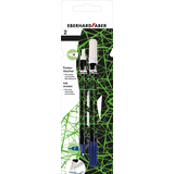 Artikelbild 1 für 2 EBERHARD FABER neon grün/schwarz Tintenkiller, Artikelnummer 443646