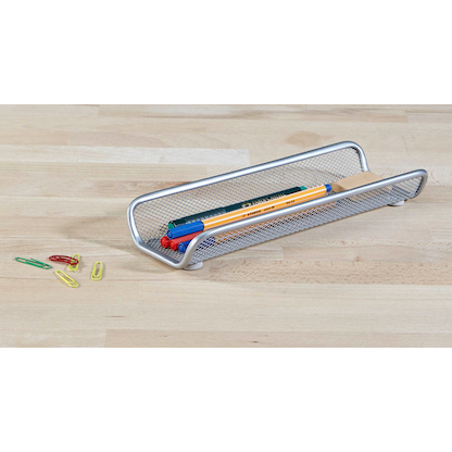 Artikelbild 4 für Zeller Stiftablage Meshline alufarben Metall, lackiert 25,0 x 9,2 x 3,5 cm, Artikelnummer 779397