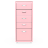 Artikelbild 1 für FlexiSpot Rollcontainer rosa 5 Auszüge 28,0 x 41,0 x 69,0 cm, Artikelnummer 656486