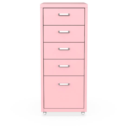 Artikelbild für FlexiSpot Rollcontainer rosa 5 Auszüge 28,0 x 41,0 x 69,0 cm, Artikelnummer 656486