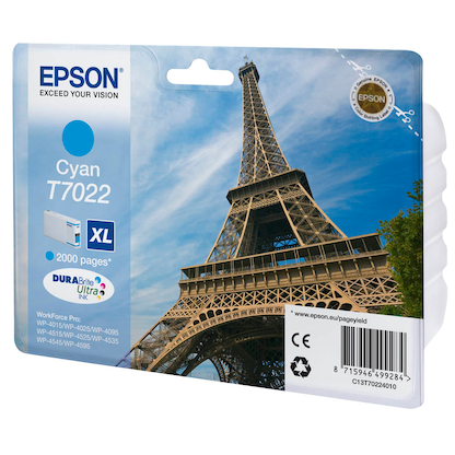 Artikelbild 1 für EPSON T7022XL cyan Druckerpatrone, Artikelnummer 700195