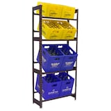 Artikelbild 1 für Simonrack Getränkekistenregal SIMONBOTTLE 4 8425437129698 anthrazit 80,0 x 30,0 x 200,0 cm, Artikelnummer 978849