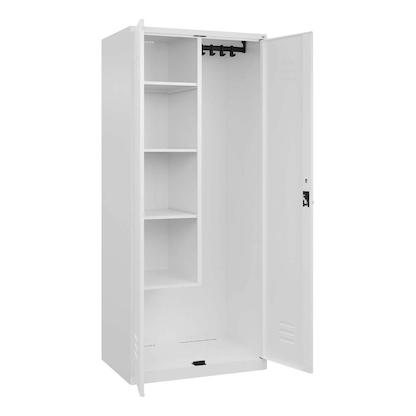 Artikelbild für CP Putzmittelschrank Classic PLUS 080100-02 S10012 verkehrsweiß 80,0 x 50,0 x 185,0 cm, aufgebaut, Artikelnummer 319048