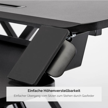 Artikelbild 4 für Fellowes Monitorständer Corsivo Sitz-Steh Workstation schwarz, Artikelnummer 173163