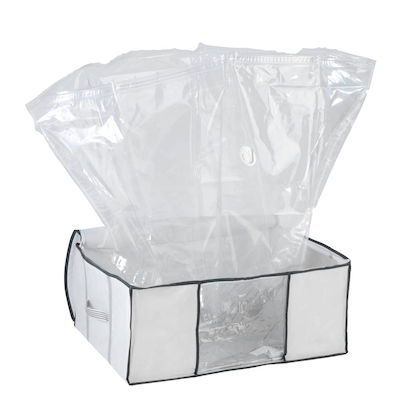 Artikelbild 3 für WENKO Soft Box L Vakuum-Unterbettkommode perlweiß/grau 65,0 x 25,0 x 50,0 cm, Artikelnummer 811552