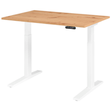 Artikelbild 1 für HAMMERBACHER XMKA12 elektrisch höhenverstellbarer Schreibtisch asteiche rechteckig, C-Fuß-Gestell weiß 120,0 x 80,0 cm, Artikelnummer 595003