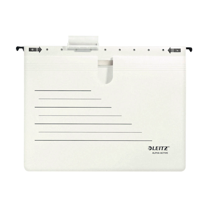 Artikelbild 18 für AKTION: 5 LEITZ Hängehefter ALPHA Active 1924 Karton weiß 1 x kaufmännische Heftung mit Prämie nach Registrierung, Artikelnummer 333486