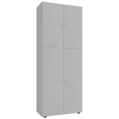 Artikelbild 4 für VCM my home Putzmittelschrank Lona, 913865 grau 3 Fachböden 70,2 x 39,0 x 183,0 cm, Artikelnummer 638007