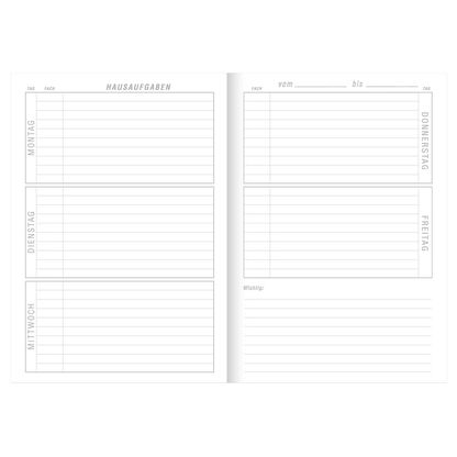 Artikelbild 3 für Staufen® Hausaufgabenheft Style Lineatur SL liniert DIN A5 ohne Rand, 48 Blatt, Artikelnummer 717827