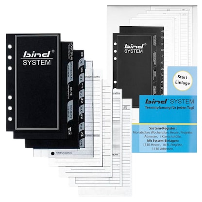 Artikelbild 16 für bind Ringbuch-Ergänzungsset MANAGER Starteinlage A6, Artikelnummer 533505