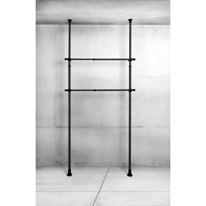 Artikelbild 6 für WENKO Herkules Kleiderstange für Garderobensystem schwarz 75,0 - 120,0 x 3,0 x 3,0 cm, Artikelnummer 817401