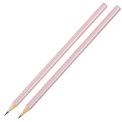 Artikelbild 3 für FABER-CASTELL Grip Sparkle Bleistift-Set B rose metallic, 1 Set, Artikelnummer 277887