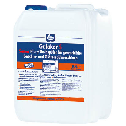 Artikelbild 11 für Becher Galakor S Klarspüler 10,0 l, Artikelnummer 648917