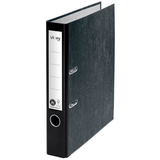 Artikelbild 1 für VON LEITZ Ordner schwarz mamoriert Karton 5,0 cm DIN A4, Artikelnummer 635676