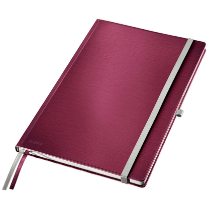 Artikelbild 5 für 2 + 1 GRATIS: 2 LEITZ Notizbuch Style DIN A4 liniert, granat rot Hardcover 160 Seiten + GRATIS 1 St., Artikelnummer 720676