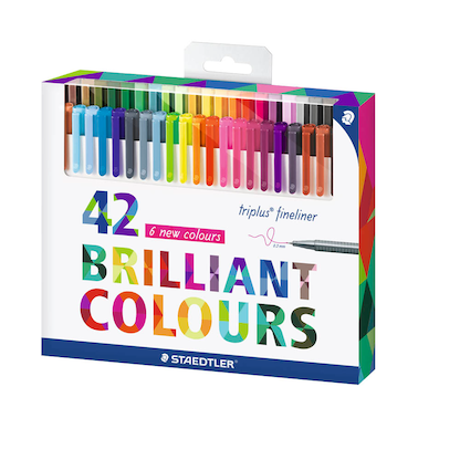 Artikelbild 6 für STAEDTLER triplus Fineliner farbsortiert 0,3 mm, 42 St., Artikelnummer 349908