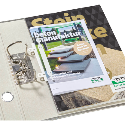 Artikelbild 6 für 10 VELOFLEX Heftstreifen, selbstklebend weiß Kunststoff, Artikelnummer 813030