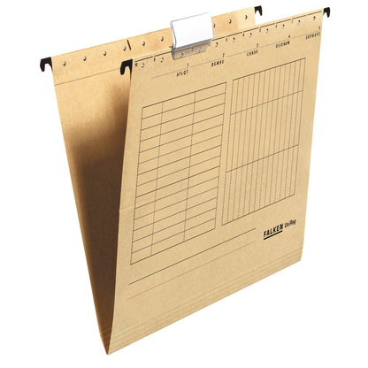 Artikelbild für 25 FALKEN Hängemappen UNIREG natronbraun, Artikelnummer 633271