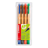 Artikelbild 1 für STABILO GREENpoint Filzstifte farbsortiert, 4 St., Artikelnummer 466581