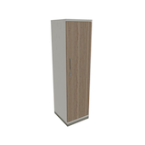 Artikelbild 1 für fm Aktenschrank Sidney, 4260429763801 weiß, eiche natur 3 Fachböden 40,0 x 44,2 x 151,7 cm, Artikelnummer 410702