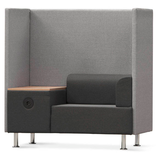 Artikelbild 1 für rocada Besprechungsecke Soft Seating schwarz, grau grau Stoff, 1 St., Artikelnummer 686042