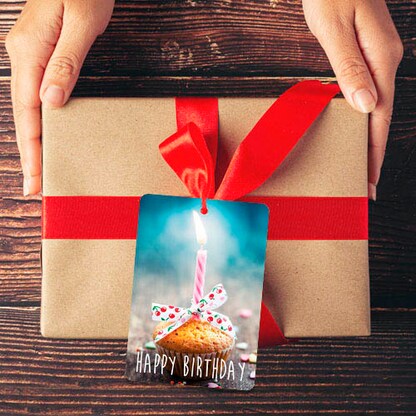 Artikelbild 3 für LUMA Geschenkanhänger mehrfarbig Happy Birthday mit Kerze 10 St., Artikelnummer 141406