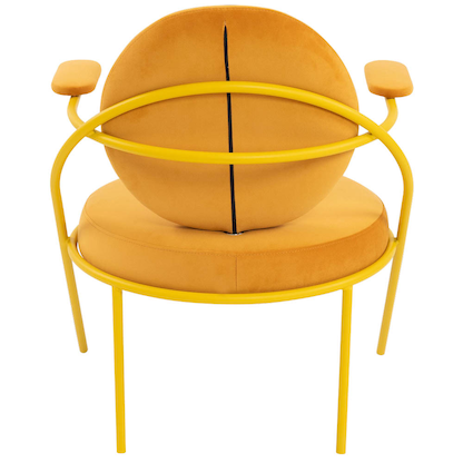 Artikelbild 4 für meet powered by PAPERFLOW Sessel SATURNE safran Stoff, 1 St., Artikelnummer 231569