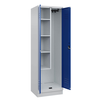 Artikelbild 5 für CP Putzmittelschrank Classic PLUS 080120-00 S10003 enzianblau, lichtgrau 60,0 x 50,0 x 195,0 cm, aufgebaut, Artikelnummer 317838