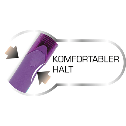 Artikelbild 6 für BIC 4-Farben-Kugelschreiber 4 Colours GRIP Fashion lila/weiß, Schreibfarbe: hellgrün, rosa, violett, türkis, 1 St., Artikelnummer 314274