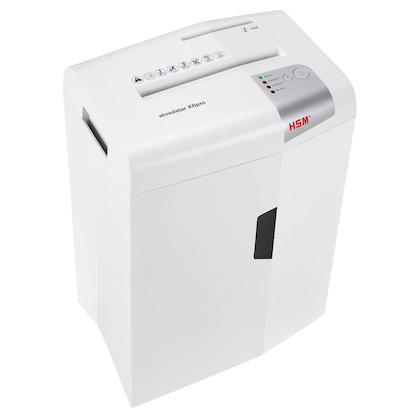 Artikelbild 12 für AKTION: HSM shredstar X6pro Aktenvernichter mit Partikelschnitt P-5, 2 x 15 mm, bis 6 Blatt, weiß, Artikelnummer 381595